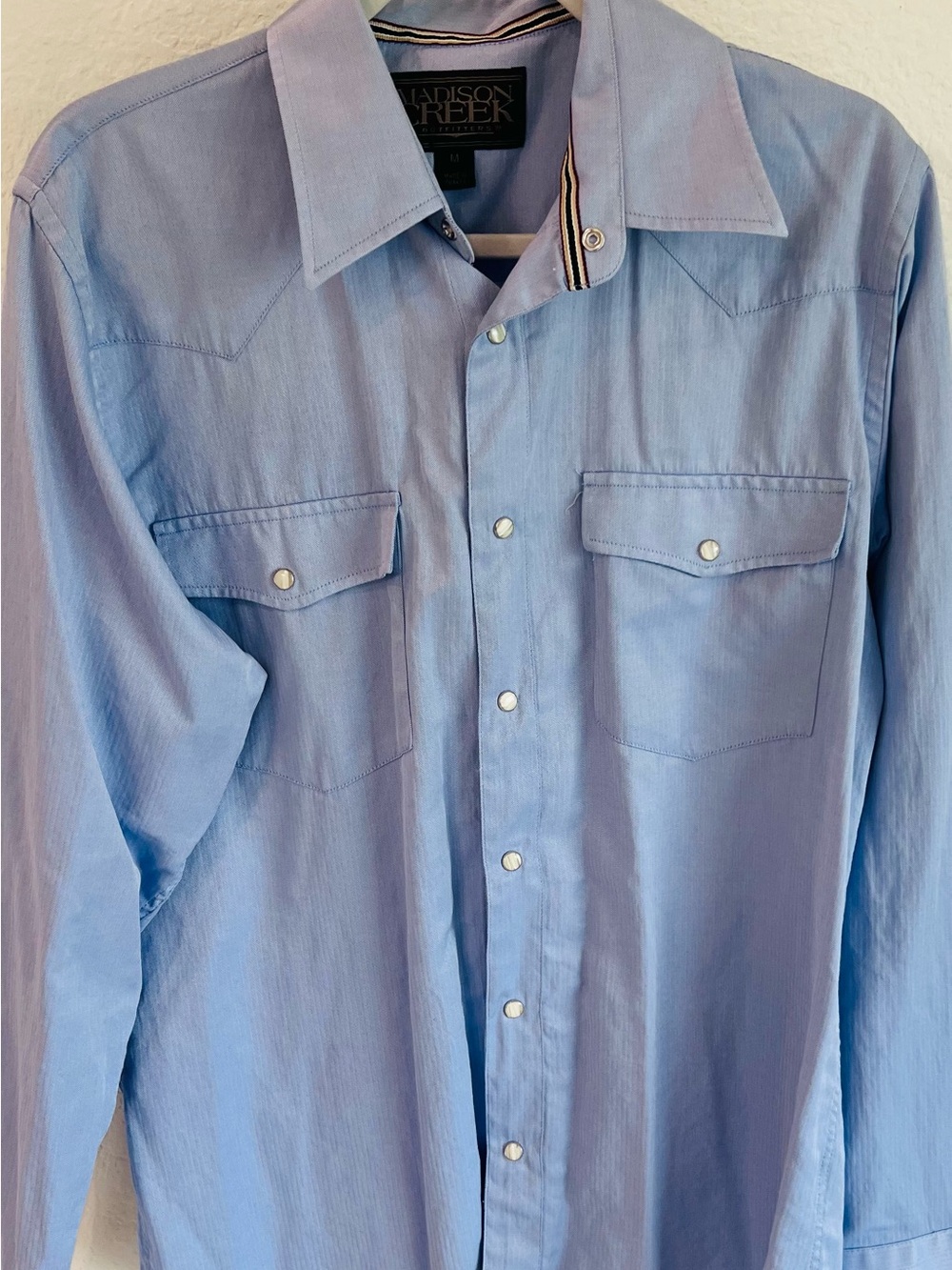 Men's Classic Long Sleeve Pearl Snap Shirt NWOT